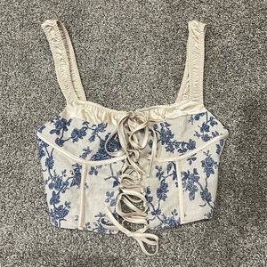 Cider bustier style top
